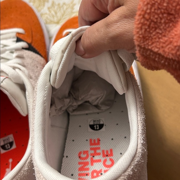 NEW Nike Air Jordan Series .02 Dear Deloris Suede Men’s Shoes Sail/Orange 13 - Picture 5 of 7